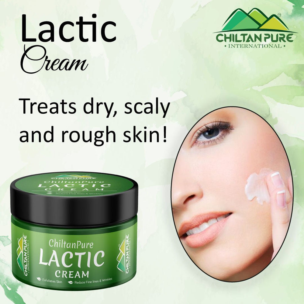 Lactic Cream – Natural Exfoliant, Brightens Skin, Promotes Collagen Production, Fades Fine Lines & Wrinkles - Mamasjan