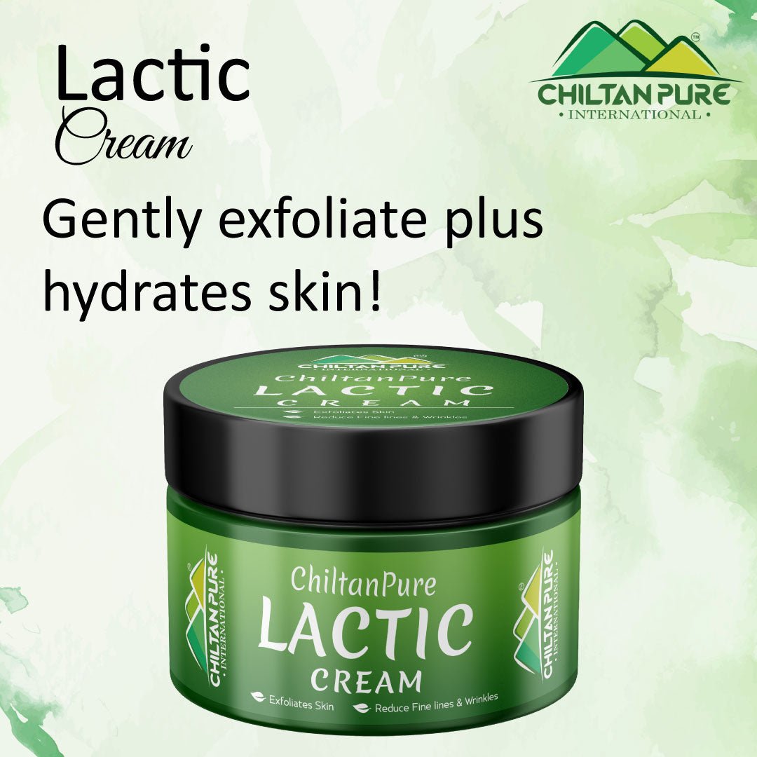 Lactic Cream – Natural Exfoliant, Brightens Skin, Promotes Collagen Production, Fades Fine Lines & Wrinkles - Mamasjan
