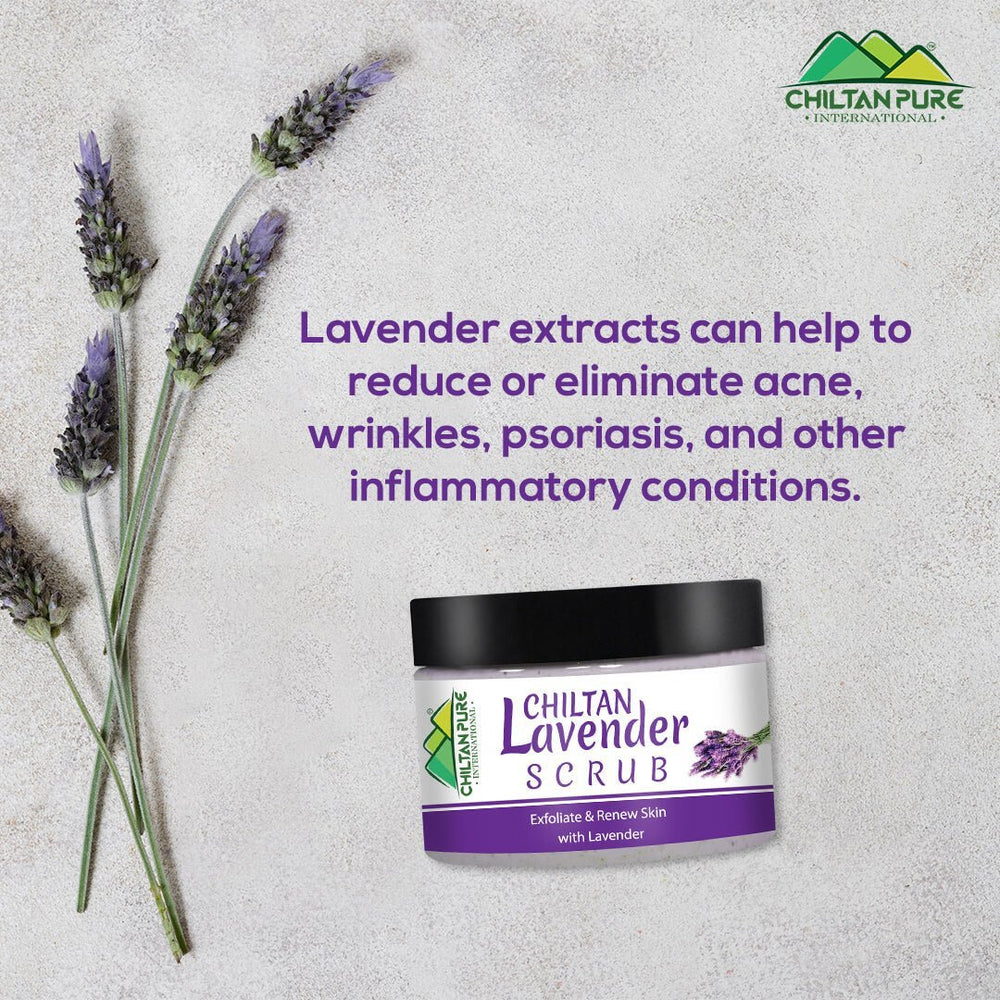 Lavender Face &amp; Body Scrub - Organic Gentle Exfoliating Face Scrub, Moisturizes &amp; Nourishes Skin, Makes Skin Super Soft - Mamasjan