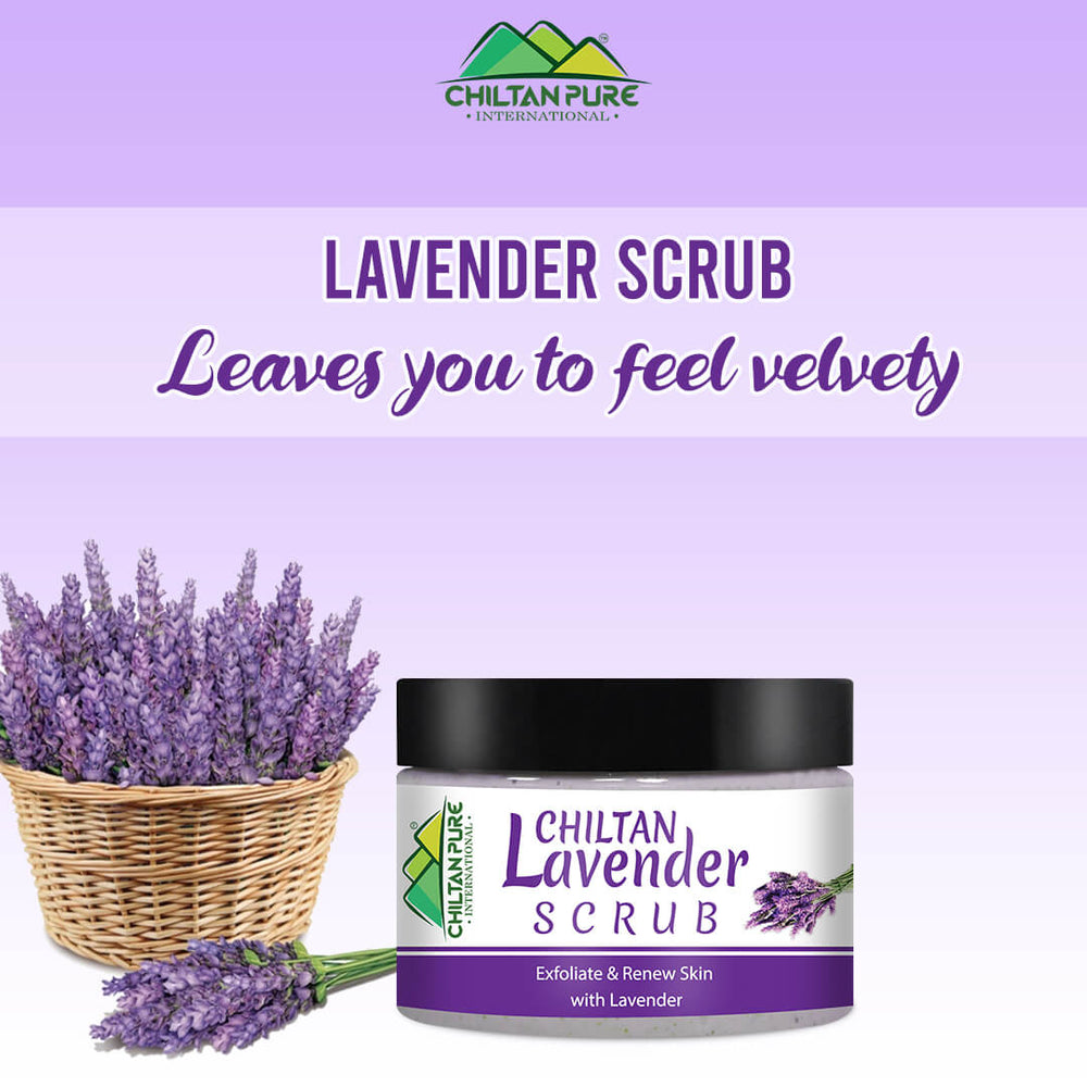 Lavender Face &amp; Body Scrub - Organic Gentle Exfoliating Face Scrub, Moisturizes &amp; Nourishes Skin, Makes Skin Super Soft - Mamasjan