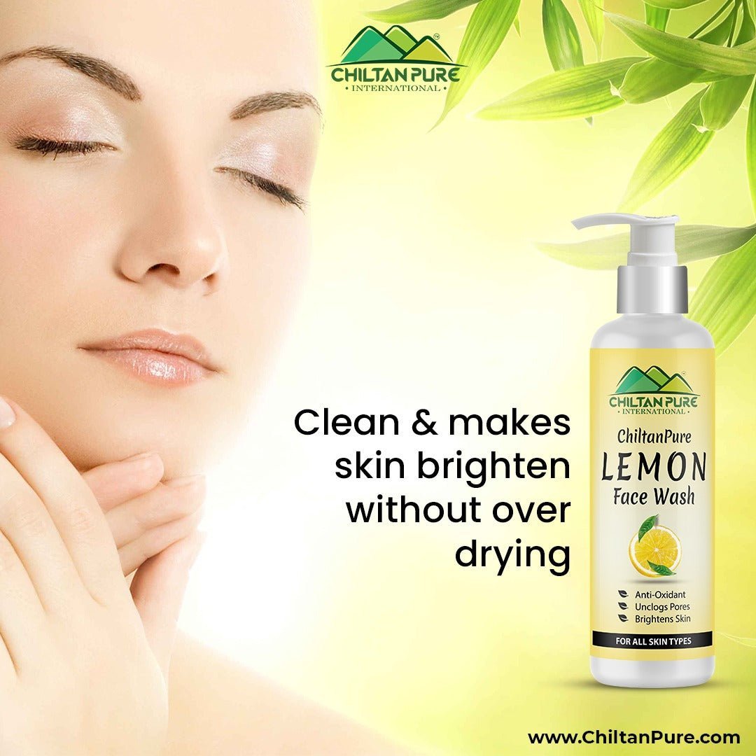 Lemon Face Wash – Anti – Acne, Protects Against UV Rays, Leaves Skin Soft & Dewy - Mamasjan