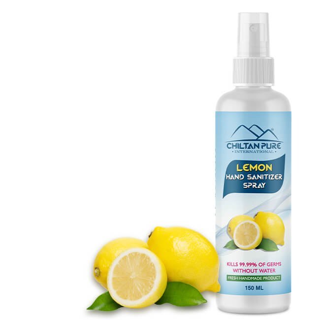 Lemon Hand Sanitizer Spray – Kills 99.9% Germs & Virus without Water - Mamasjan