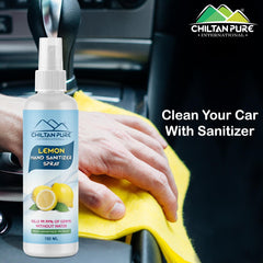 Lemon Hand Sanitizer Spray – Kills 99.9% Germs & Virus without Water - Mamasjan