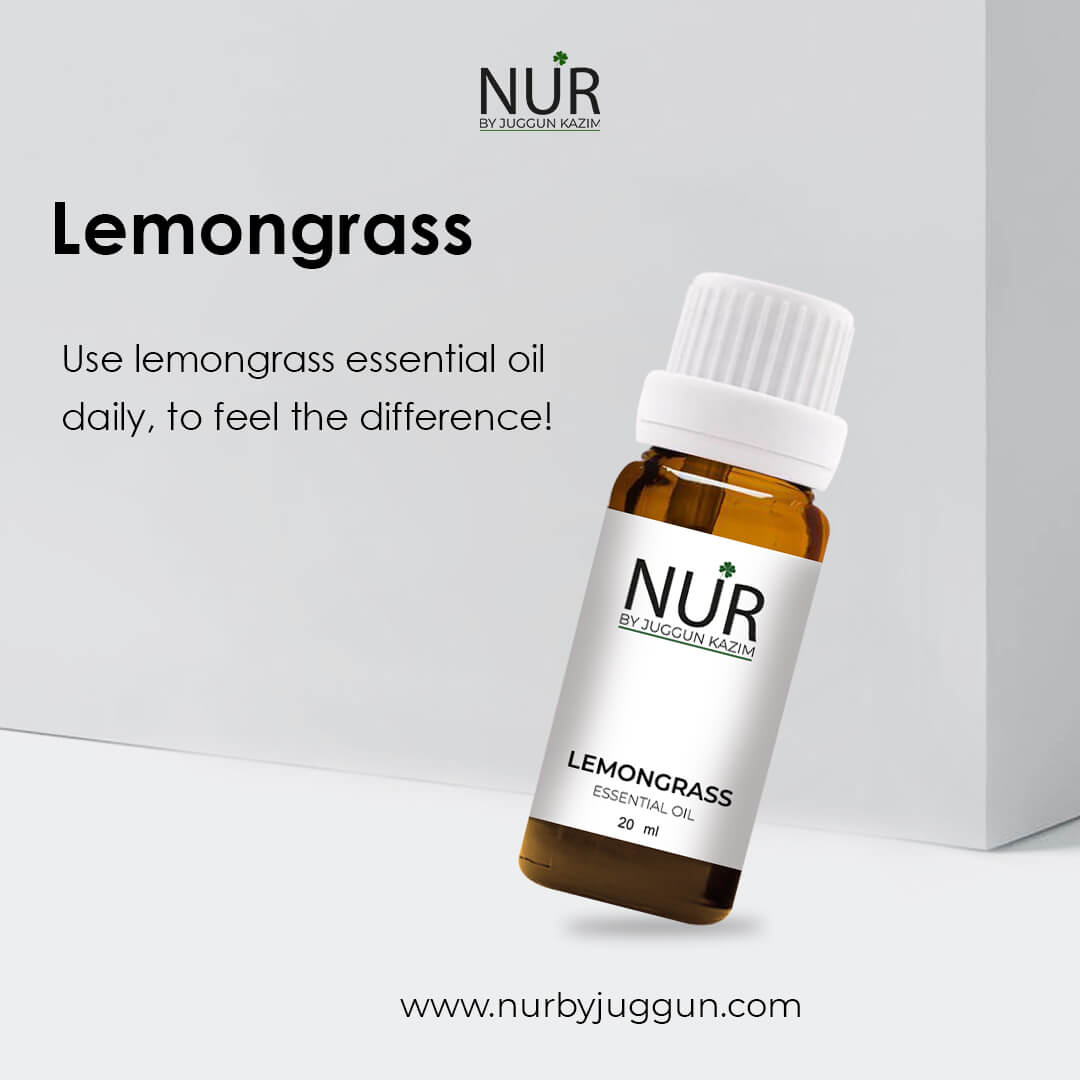 Lemongrass Essential Oil – Treats Digestive Problems, Promotes Healthy & Glowing Skin, Helpful In Relieve Muscles Pains - Mamasjan