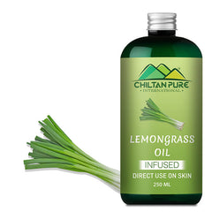 Lemongrass Oil - Contains purifying properties, perfect for skin care, removes impurities, only for skin &amp; body 100% pure organic [Infused] - Mamasjan