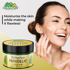 Mandelic Cream - Anti-Aging, Brightens Skin, Acts as Natural Exfoliant & Reduce Hyperpigmentation - Mamasjan