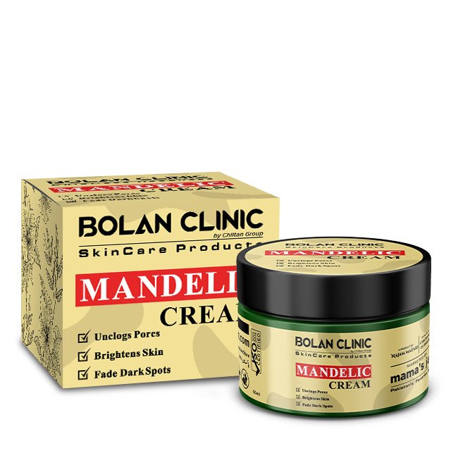 Mandelic Cream - Unclogs Pores, Brightens Skin & Fades Dark Spots, Making Your Skin Clearly Smooth & Brighter - Mamasjan