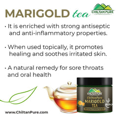 Marigold Tea - Relieve Menstrual Cramps, Supports Oral Health &amp; Improves Skin Health - Mamasjan