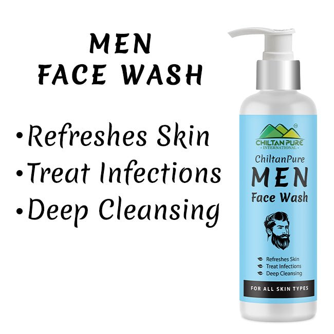 Men Face Wash – Anti – Impurities, Refreshes Skin, Remove Blackheads & Unclog Pores 150ml - Mamasjan
