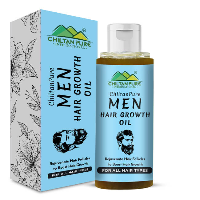 Men Hair Growth Oil – Encourages Scalp Circulation, Repair Hair Damage, Rejuvenate Hair Follicles to Boost Hair Growth 120ml - Mamasjan