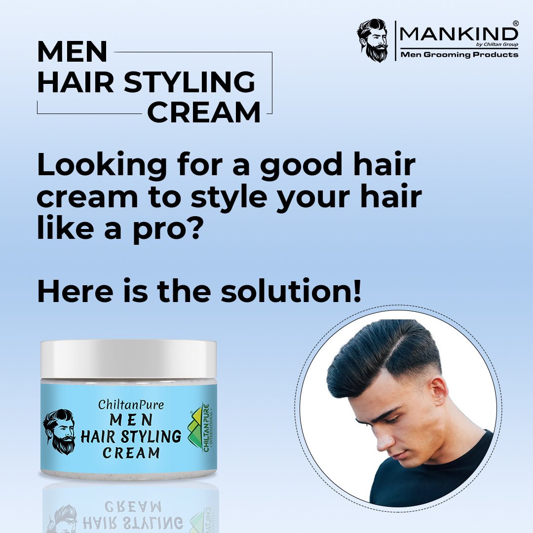 Men Hair Styling Cream – Provides Glossy Shine & Long-Lasting Hold 100ml - Mamasjan