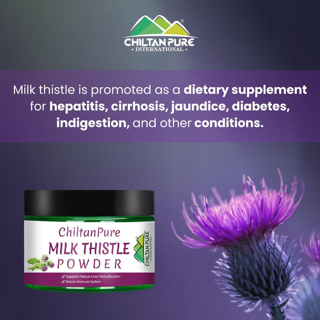 Milk Thistle Powder – Supports Natural Liver Detoxification, Boosts Milk Production & Immune System, Good for Bones - Mamasjan