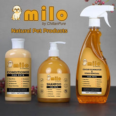 Milo Pet Care Kit – Pet Conditioner, Pet Shampoo, Pet Odour Eliminator & Stain Removal - Mamasjan