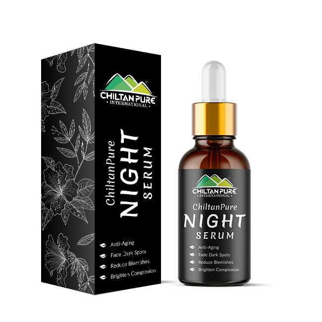 Night Serum - Brighten Complexion, Anti-Aging, Fade Dark Spots &amp; Prevent Skin from Sagging - Mamasjan