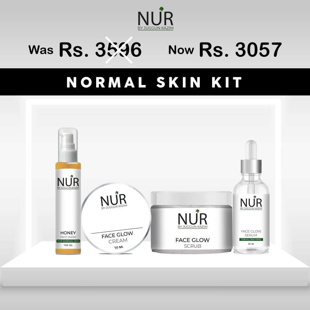 Normal Skin Kit – Honey Face Wash, Face Glow Cream, Face Glow Scrub & Face Glow Serum - Mamasjan