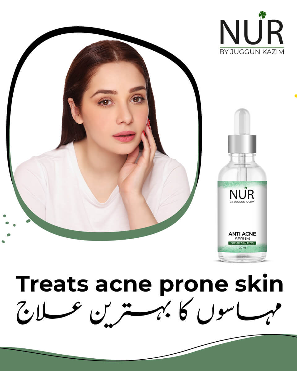 Nur Anti Acne Serum – Clear skin is happy skin, let us keep you get there, Reduces acne, unclog pore – 100% pure. - Mamasjan