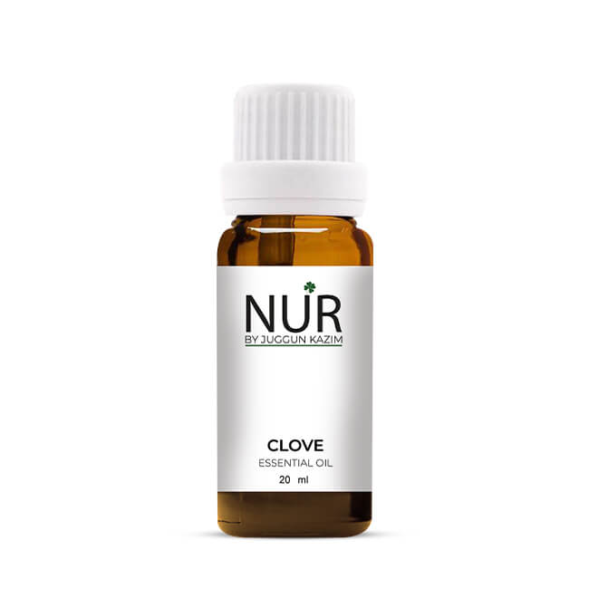 Nur Clove Essential Oil – Known for its ability to cleanse teeth and gums, Stimulating and energizing oil that produces a warm & woody aroma - Mamasjan