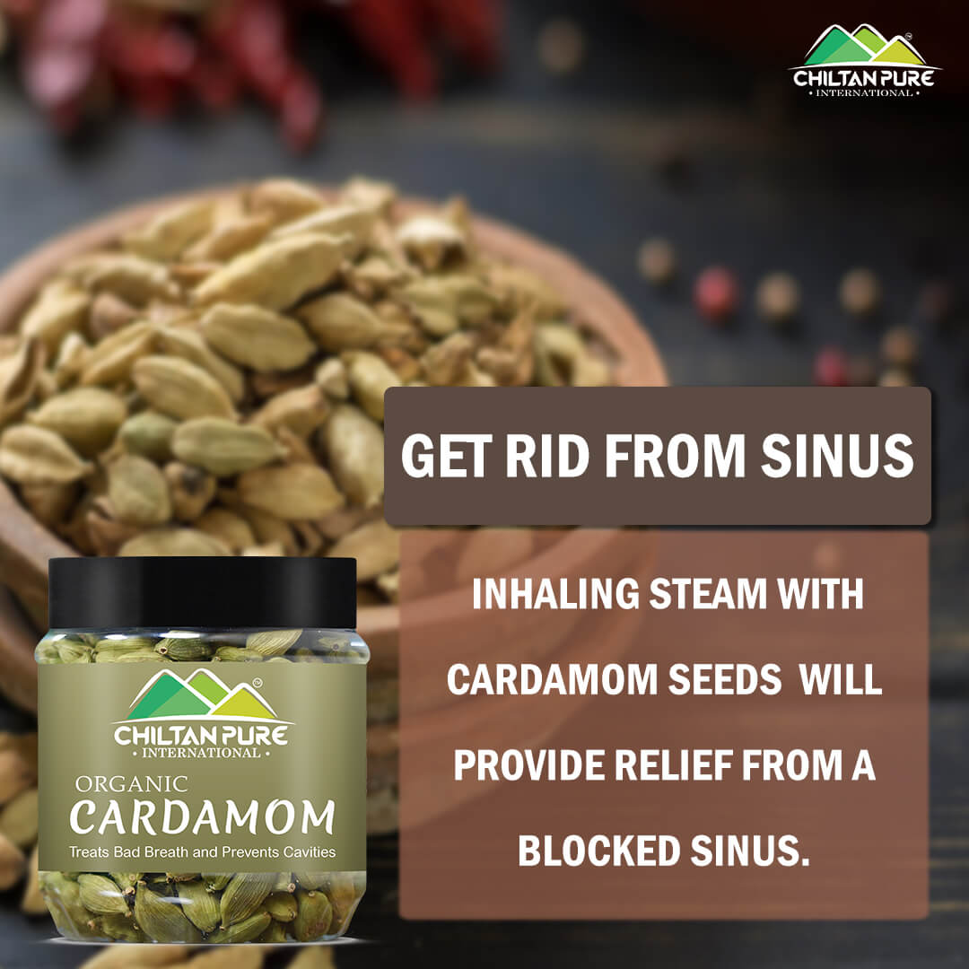 Organic Cardamom Seeds – Helps with digestive problem, lower blood sugar levels, treats bad breath – 100% pure organic - Mamasjan