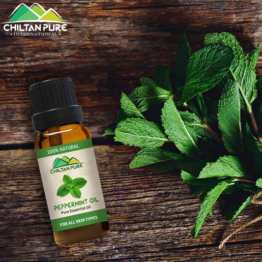 Peppermint Essential Oil - Enriched With Anti-Oxidants, Anti-Microbial &amp; Refreshing Properties [پودینہ] - Mamasjan