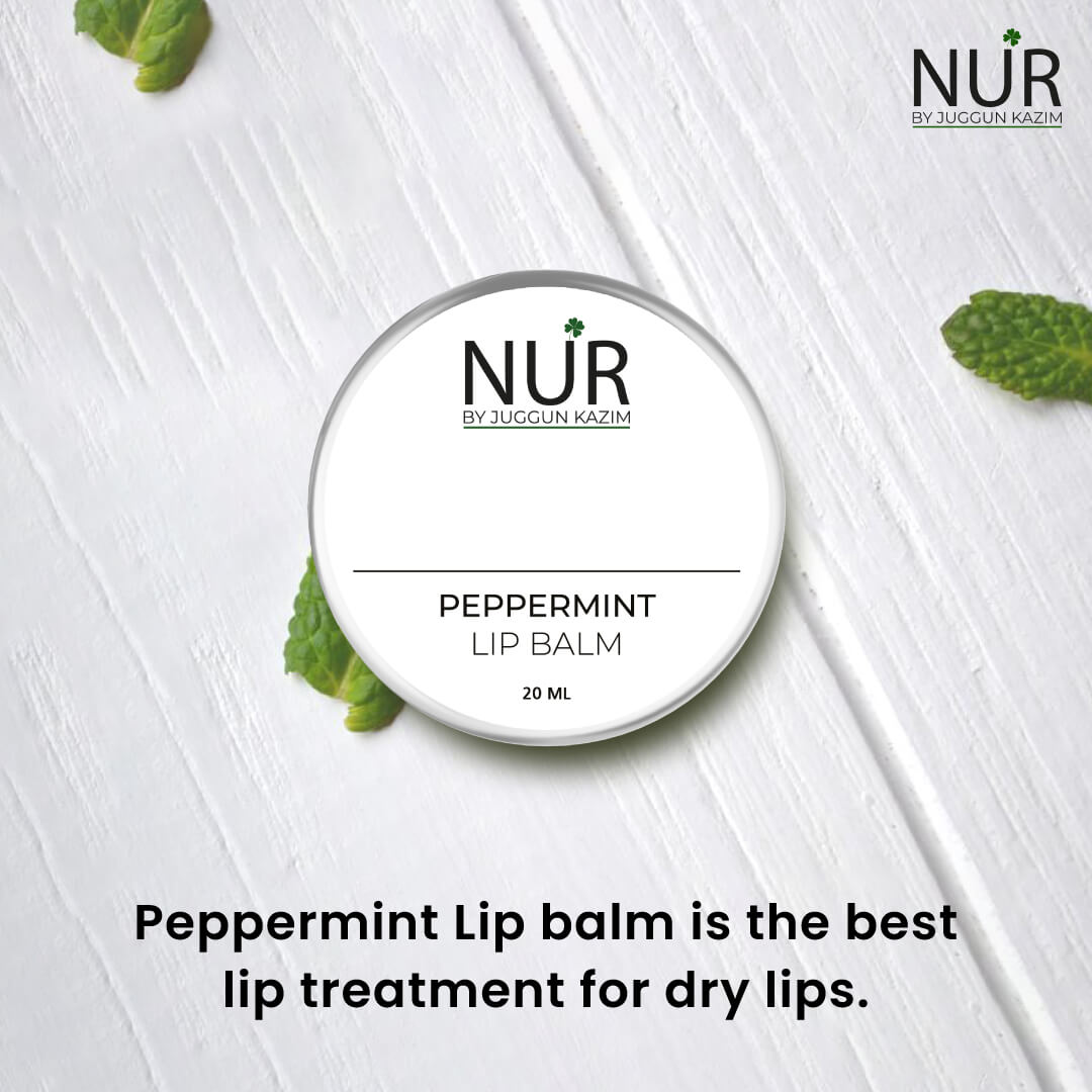Peppermint Lip Balm – Lighten Lips, Hydrates Dry & Chapped Lips, Restores Natural Lip Color & Improves Lip Texture & Gloss - Mamasjan