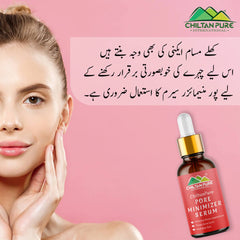 Pore Minimizer Serum – Hydrate Skin, Anti – Ageing, Treat Acne Scars & Minimize Pores Appearance - Mamasjan