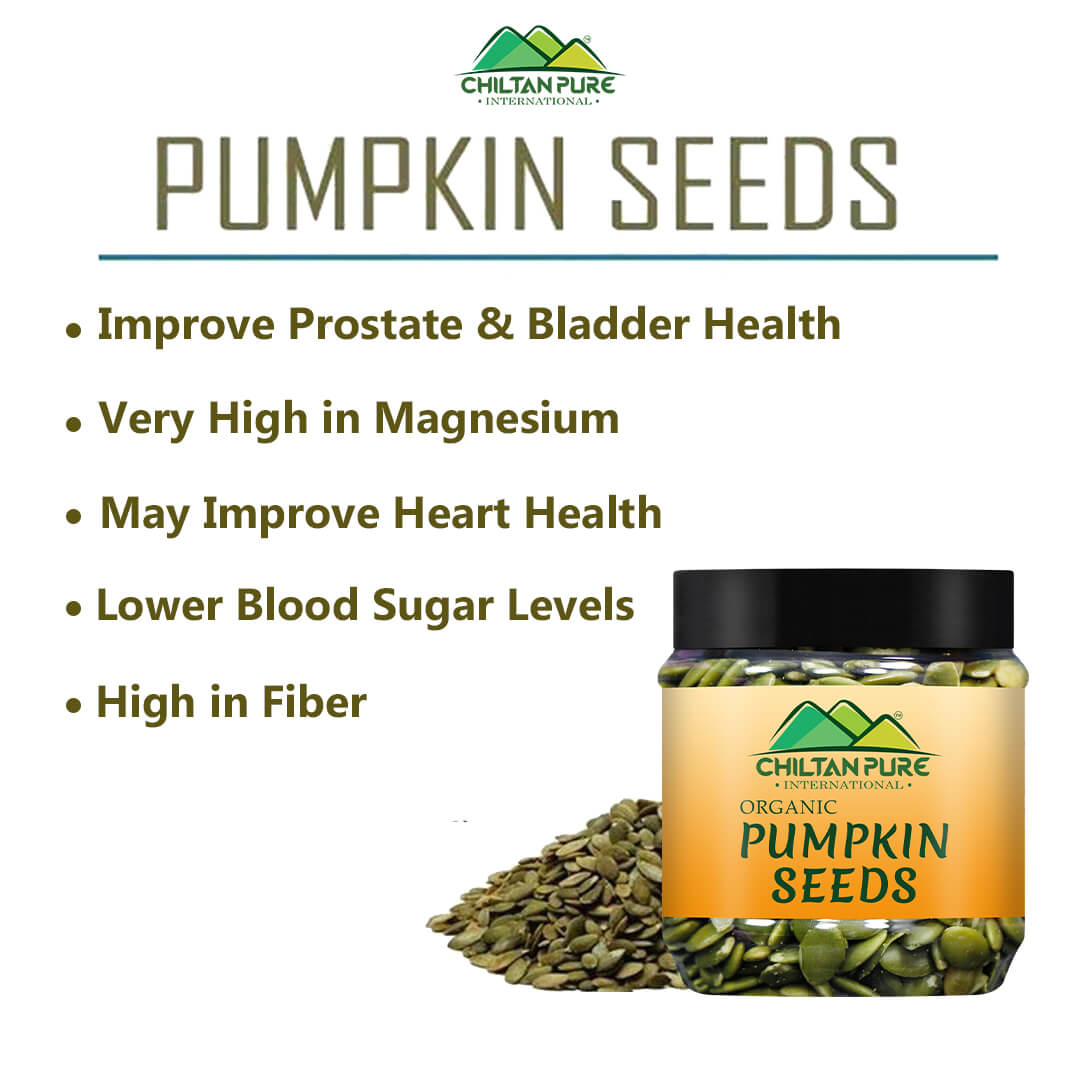 Pumpkin Seeds - Improve Prostate &amp; Bladder Health, Very High in Magnesium, May Improve Heart Health, Lower Blood Sugar Levels, High in Fiber [کدو کے بیج] - Mamasjan