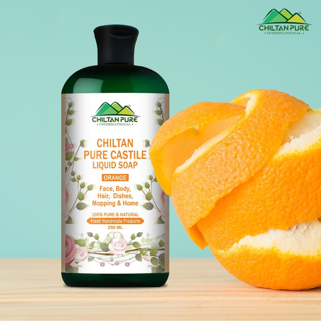 Pure Castile Liquid Soap [Orange] - Mamasjan