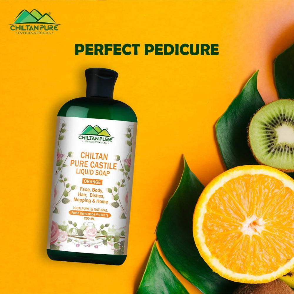 Pure Castile Liquid Soap [Orange] - Mamasjan