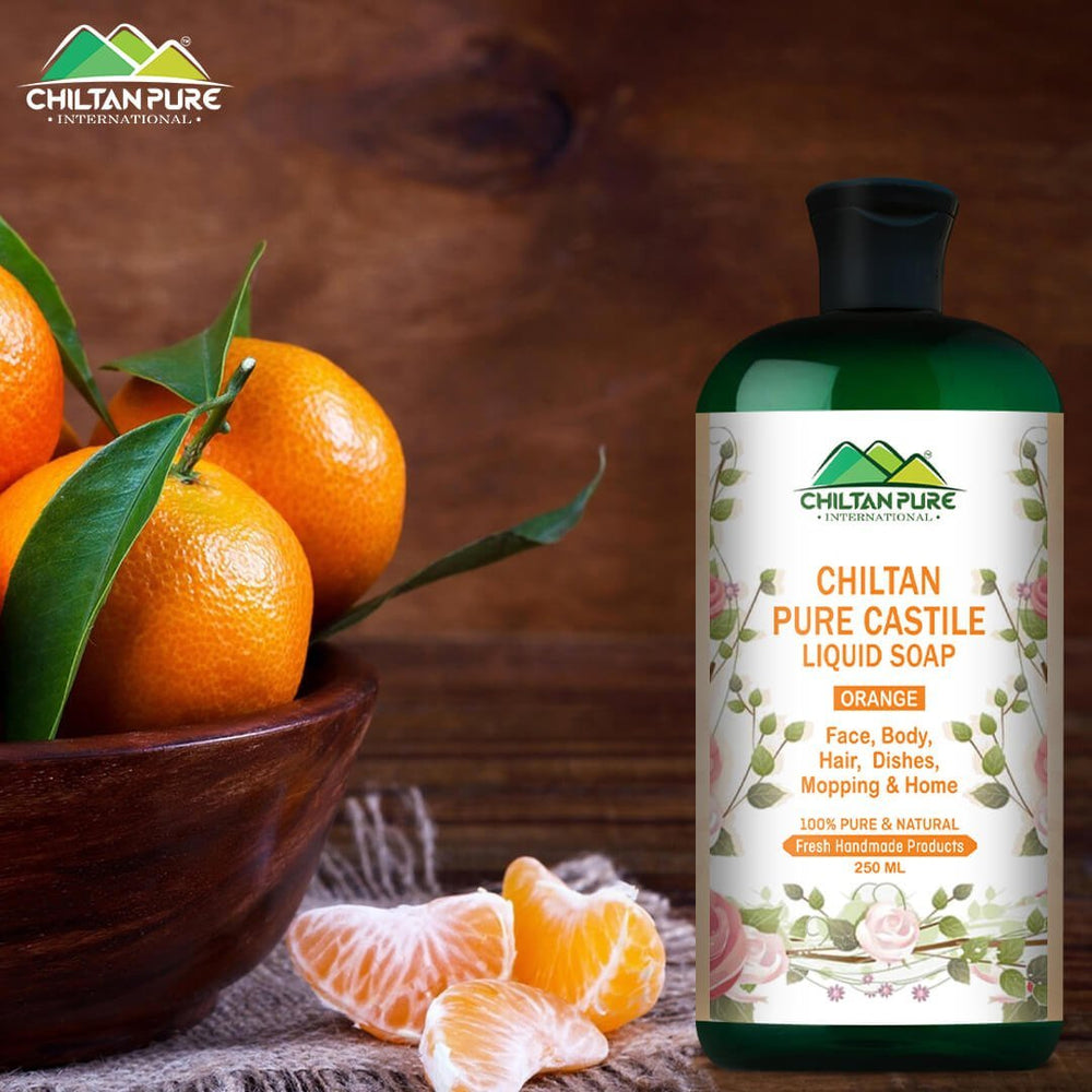 Pure Castile Liquid Soap [Orange] - Mamasjan
