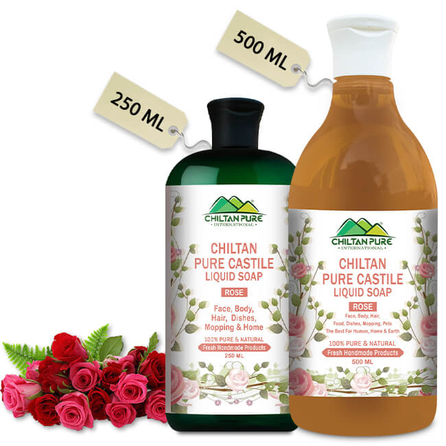 Pure Castile Liquid Soap [ROSE] - Mamasjan