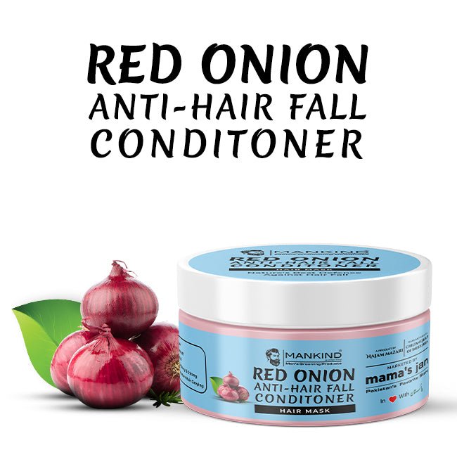 Red Onion Anti Hair Fall Conditioner - Treats Dandruff, Promotes Hair Regrowth & Prevents Hair Loss - Mamasjan