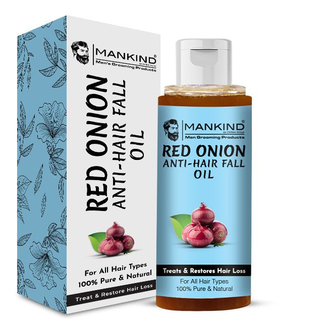 Red Onion Anti Hair Fall Oil - Reduces Hair Fall, Accelerates Hair Regrowth, Treats & Restore Hair Loss - Mamasjan