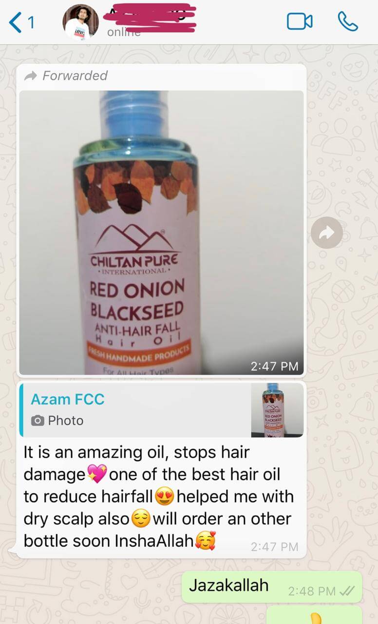 Red Onion Blackseed Oil- Enhances Hair Growth, Anti-Hair fall, Prevents Premature Hair Growing, Makes Hair Strong & Glossy - Mamasjan