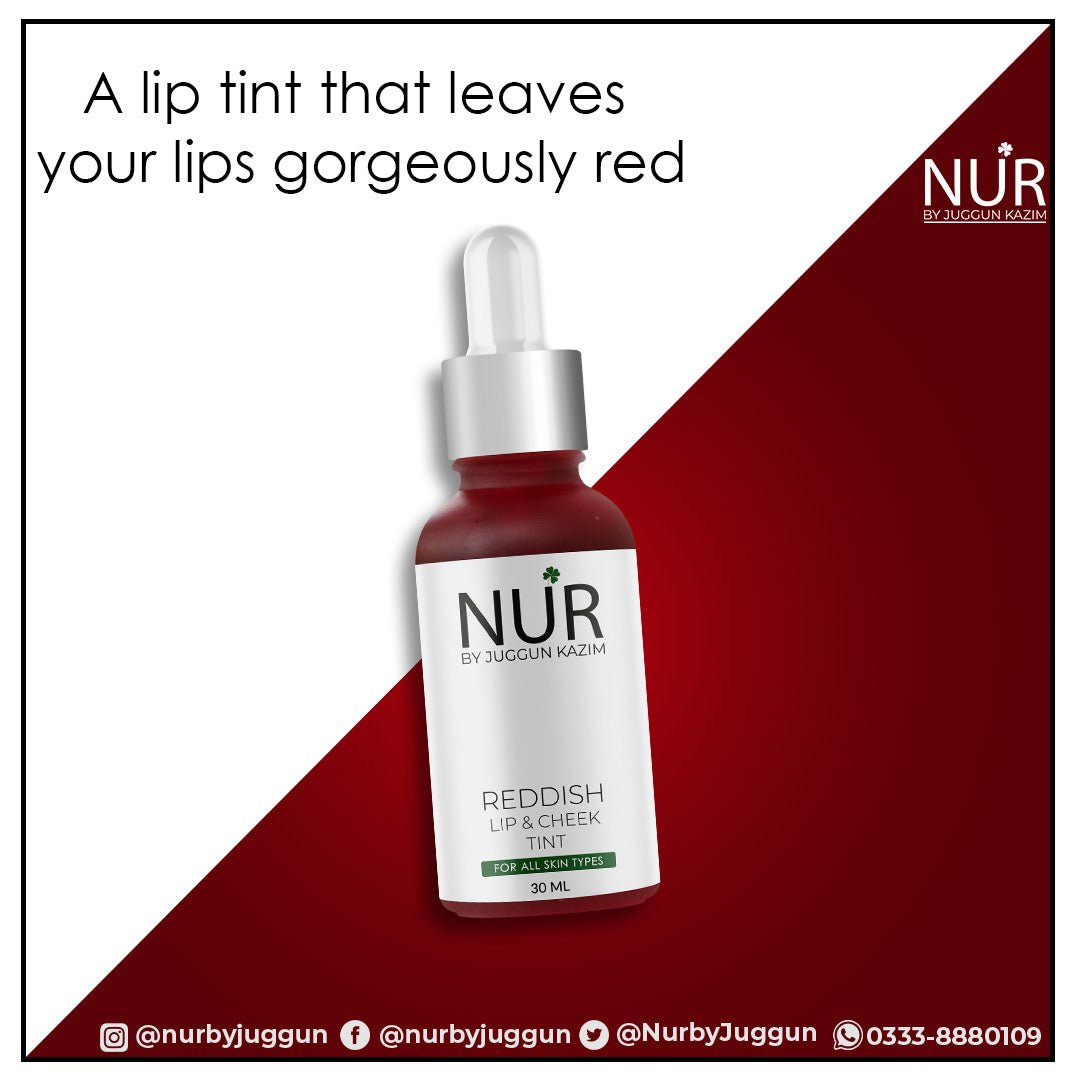 Reddish Lip & Cheek Tint – A tint that will always add a little pep to your step, Provides a natural look, Enhances lips – 100% pure - Mamasjan