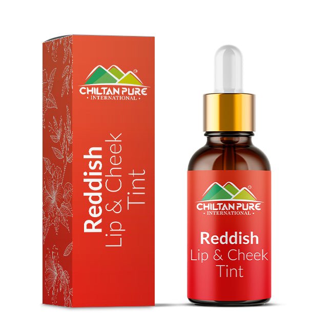 Reddish Lips & Cheek Tint – Pure Organic Liquid stain for lips, cheeks & eyelids – Give face fresh look Moisturize lips- 100% Organic Lip Stain - Mamasjan
