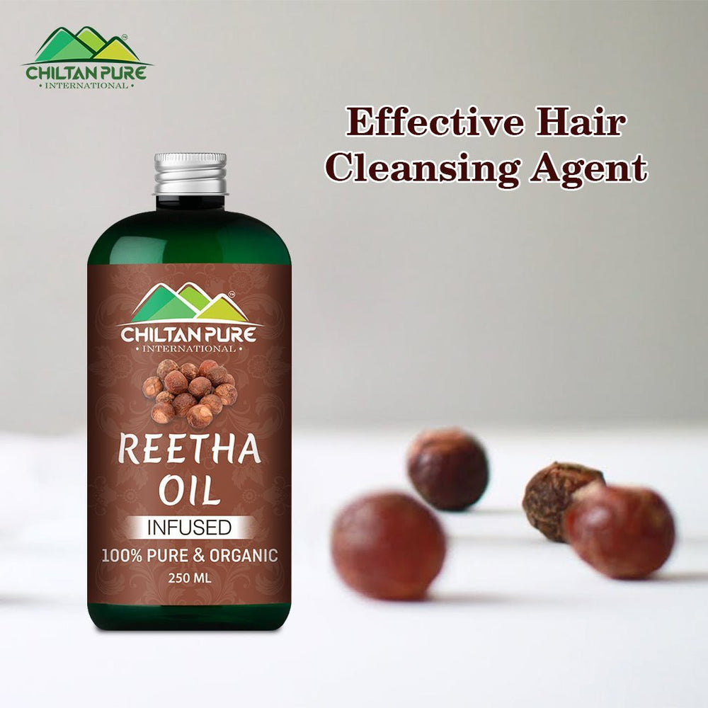 Reetha Oil - Effective Hair Cleansing Agent, Keeps your Scalp Healthy &amp; Removes Infection - Causing Microorganisms [ریٹھا] - Mamasjan