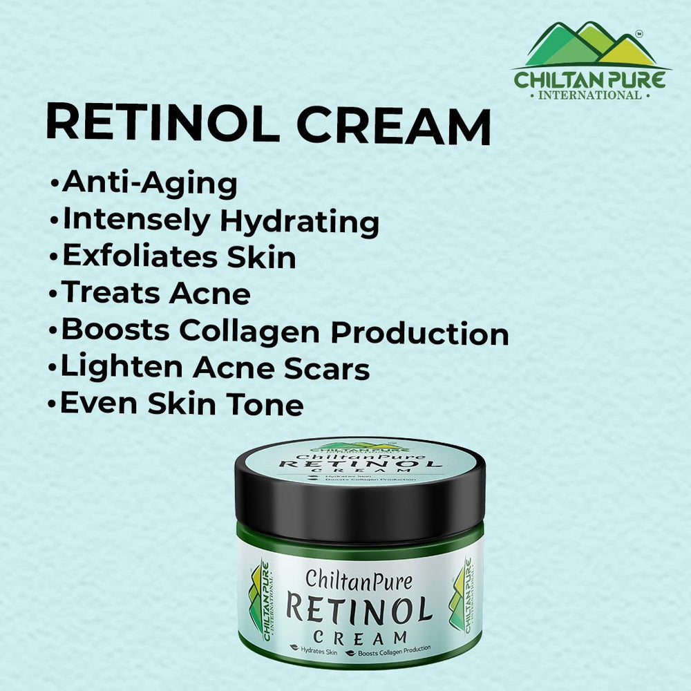 Retinol Cream – Hydrates Skin, Treats Severe Acne, Stimulates Collagen Production & Reduce Fine lines - Mamasjan
