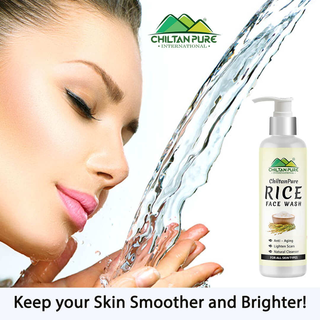 Rice Face Wash – Acts as a Natural Cleanser, Anti – Aging, Lighten Scars, Mattifies Oily Skin, & Soothes Sun Damage 150ml - Mamasjan