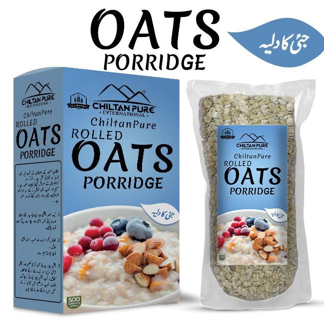 Rolled Oats Porridge - Gluten-Free Vegan, Boosts Immune System, Fiber Enriched, Healthy Morning & Evening Snack - Mamasjan