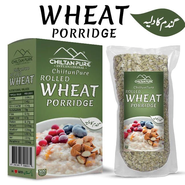 Rolled Wheat Porridge (گندم کا دلیہ) – Good Source Of Energy, Heart-Healthy, Helps In Weight Loss Rich In Fibre & Nutritious Meal For Babies - Mamasjan