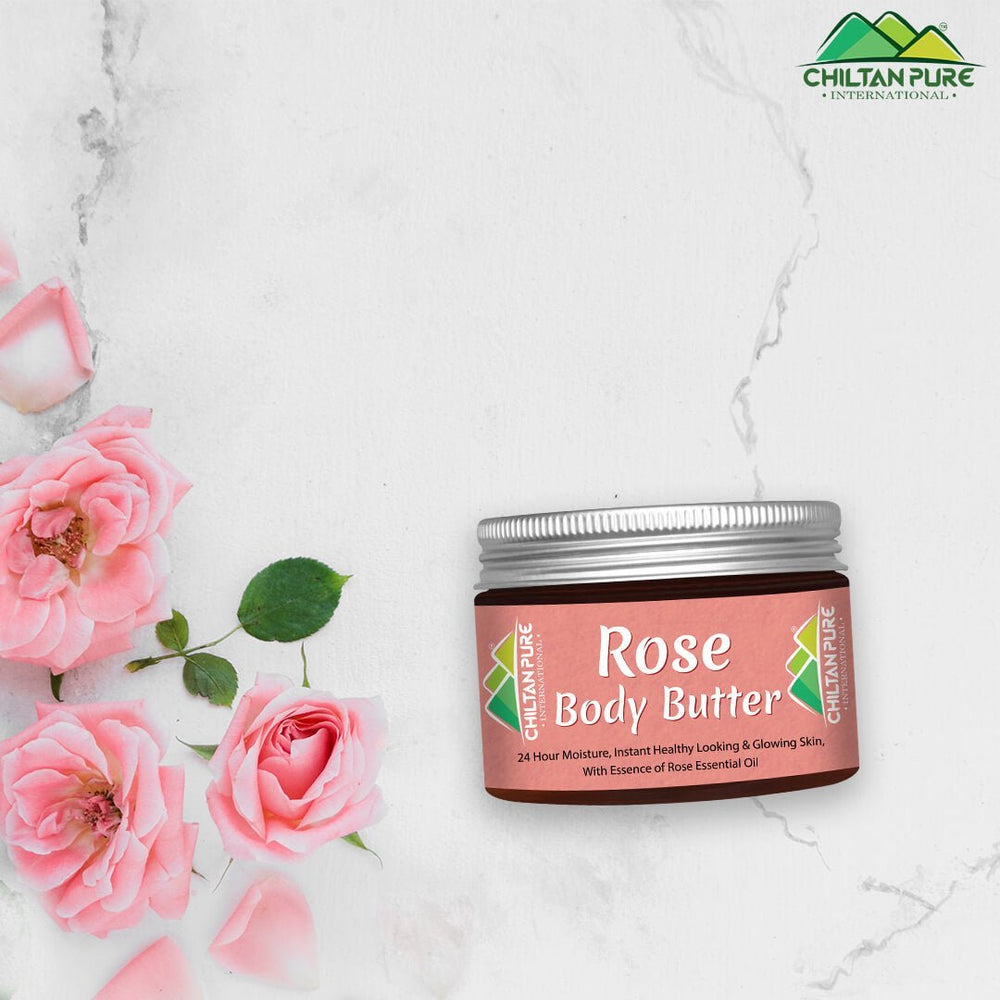 Rose Body Butter – 24 Hour Moisture, Instant Healthy Looking & Glowing Skin [گلاب] - Mamasjan