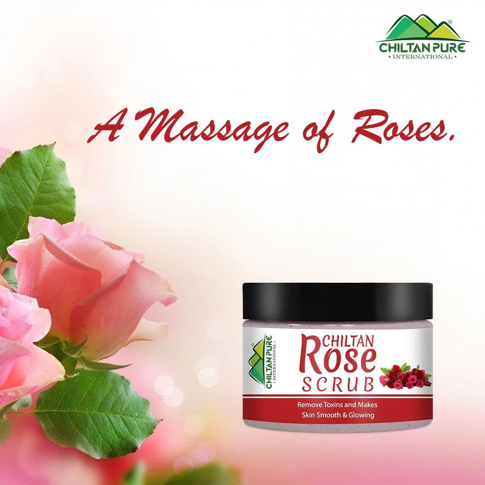 Rose Face & Body Scrub – Gentle Smoothing Face Scrub – Exfoliate & Moisturize Skin, Good For All Skin Types - Mamasjan
