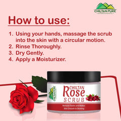 Rose Face & Body Scrub – Gentle Smoothing Face Scrub – Exfoliate & Moisturize Skin, Good For All Skin Types - Mamasjan