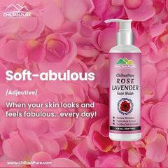 Rose & Lavender Face Wash – Rejuvenates Skin, Promotes Even Skin Tone, Refreshes & Restores skin - Mamasjan