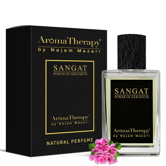Sangat Natural Perfume -Made With Geranium - A Powerful Fragrance to Inspire!! - Mamasjan