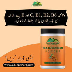 Sea Buckthorn Powder – Shop now for a healthy life style, Boosts immunity, Improves eye sight ,Prevents heart disease – 100% pure organic - Mamasjan