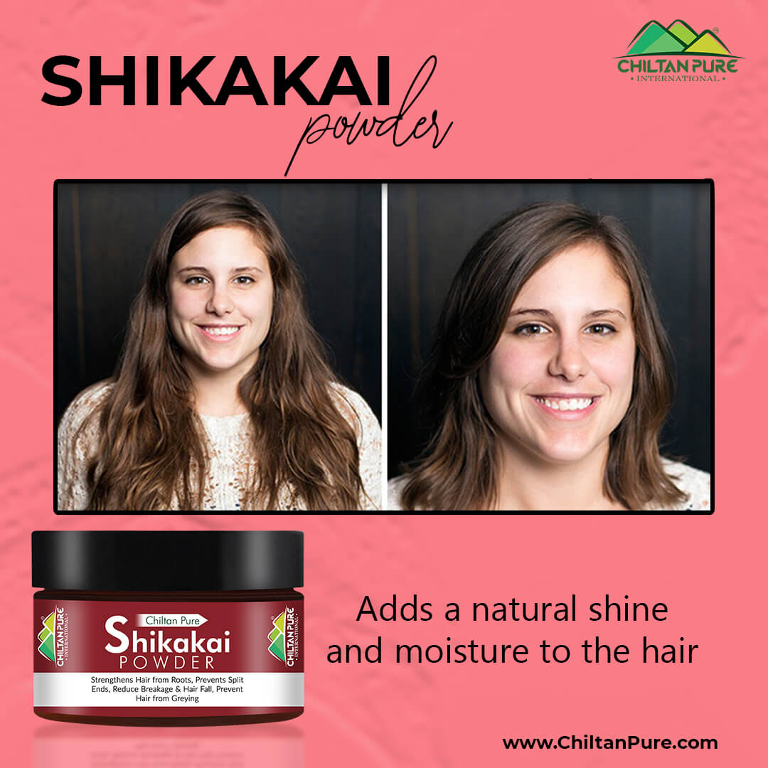 Shikakai Powder – Strengthens Hair From Roots, Prevents Split Ends, Breakage, Hair Fall, Moisturizes Hair, Prevents Split Ends, Hair From Getting Brittle & Greying - Mamasjan