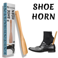 Shoe Horn – Made With Pure Wood, Ideal For Aged People, Comfortable Grip & Preserve Durability Of Costly Footwear - Mamasjan