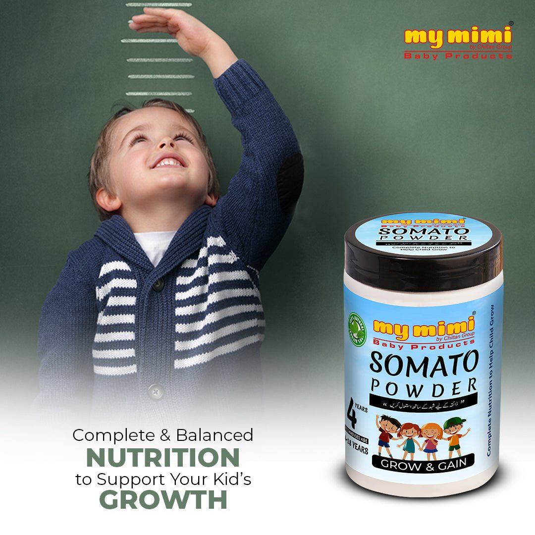 Somato Child Growth Powder 🌿 Natural Healthy Drink for growing kids 👧 4Years to 18Years Old Child 👦 - Mamasjan