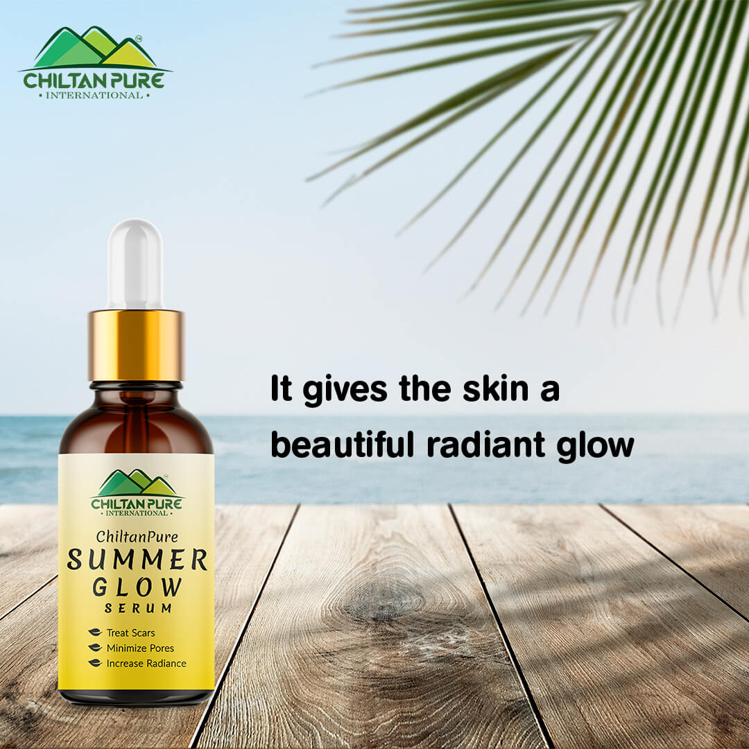 Summer Glow Serum - Brightens Skin, Minimize Pores, Fades Hyperpigmentation &amp; Even Skin Tone - Mamasjan